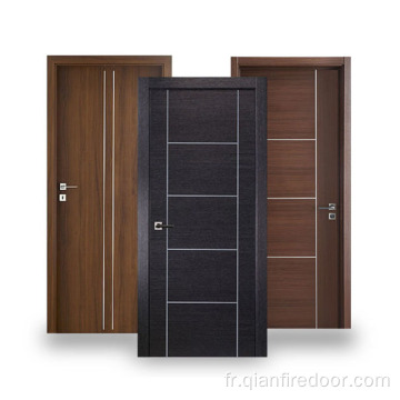 Dernière conception porte en bois porte d&#39;appartement porte de toilette